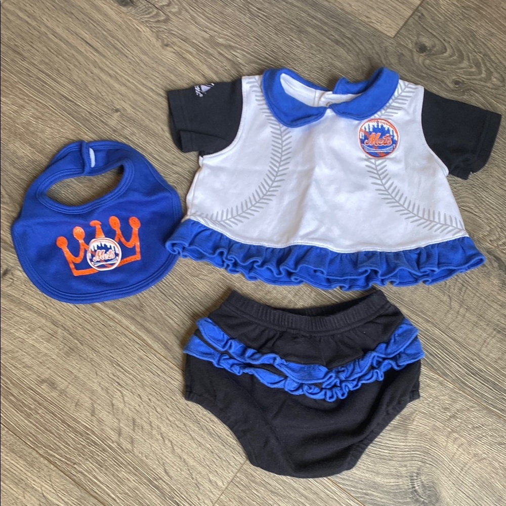 Baby Girl Mets Outfit Set 6-9M